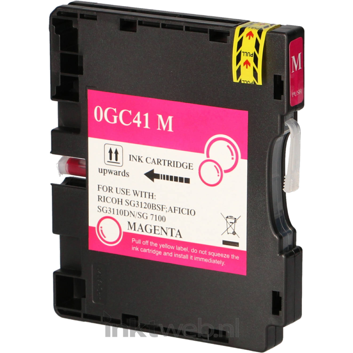 Huismerk Ricoh GC-41M magenta cartridge aanbieding