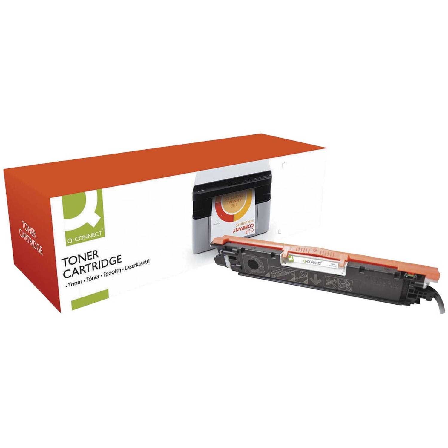 Q-CONNECT toner zwart 1200 pagina's voor HP - OEM: CE310A aanbieding