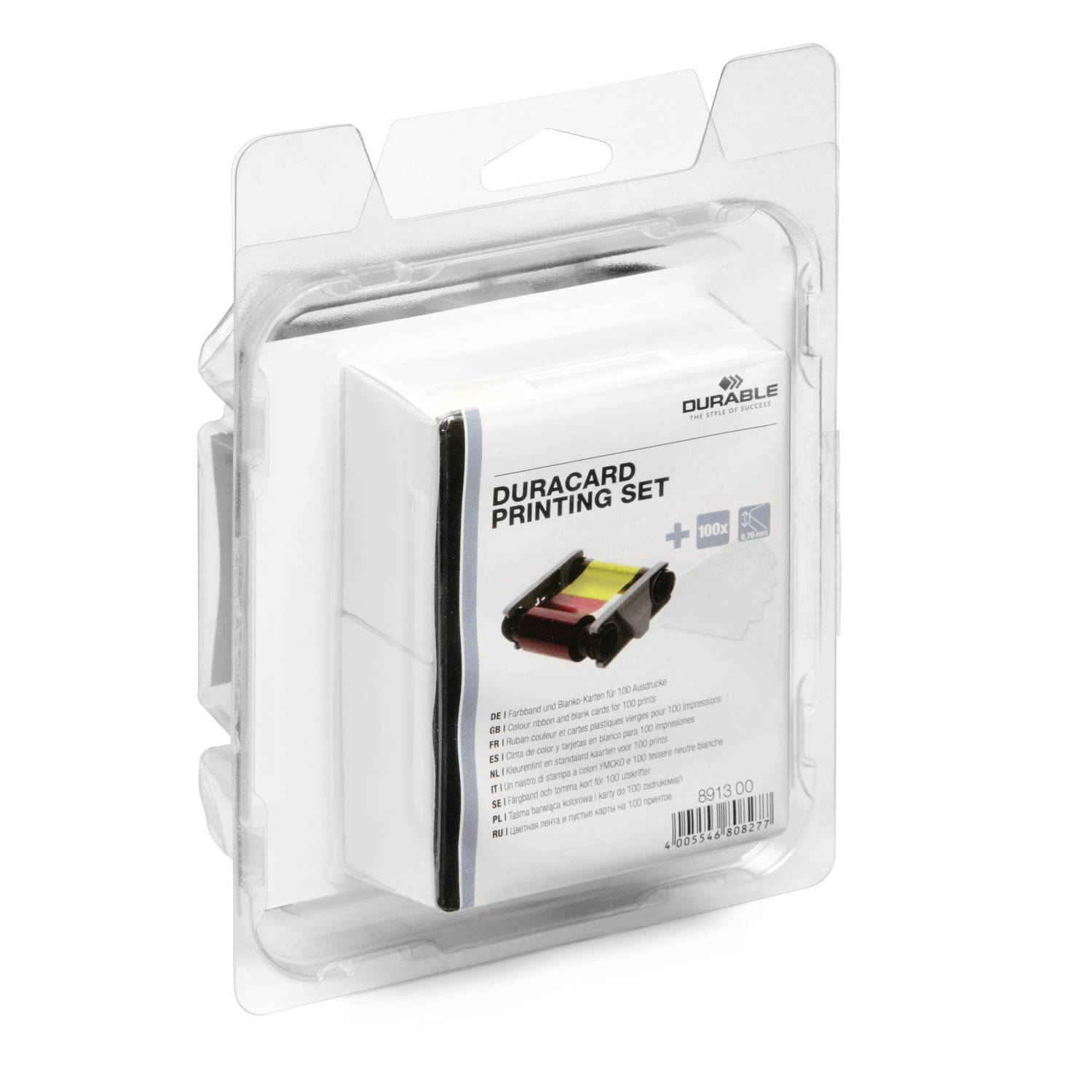 Durable DURACARD® print set - Printer lint en 100 kaarten aanbieding