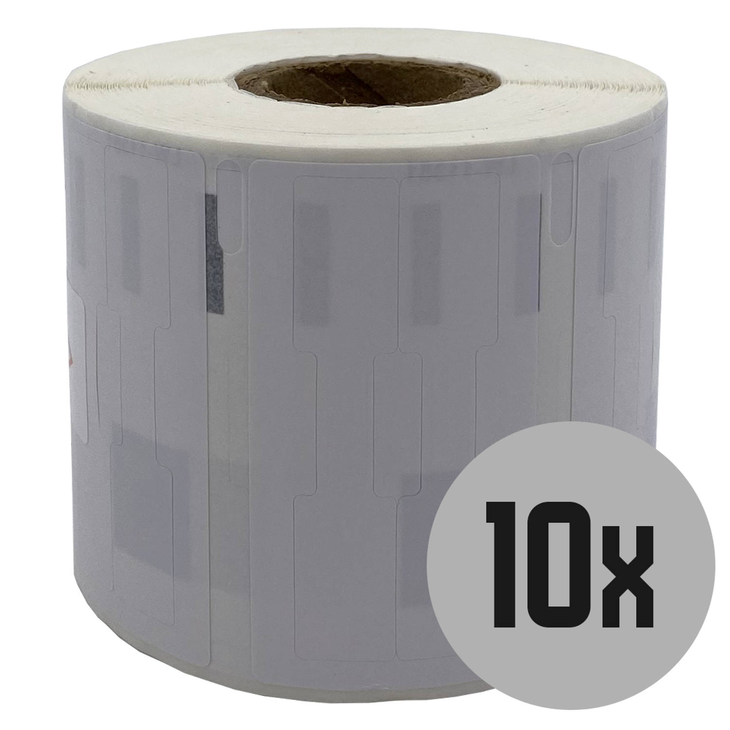 DULA Dymo Compatible labels - Wit - 11351 - S0722510 - Sieraadetiketten - 10 rollen - 54 x 11 mm - 1500 labels per rol aanbieding