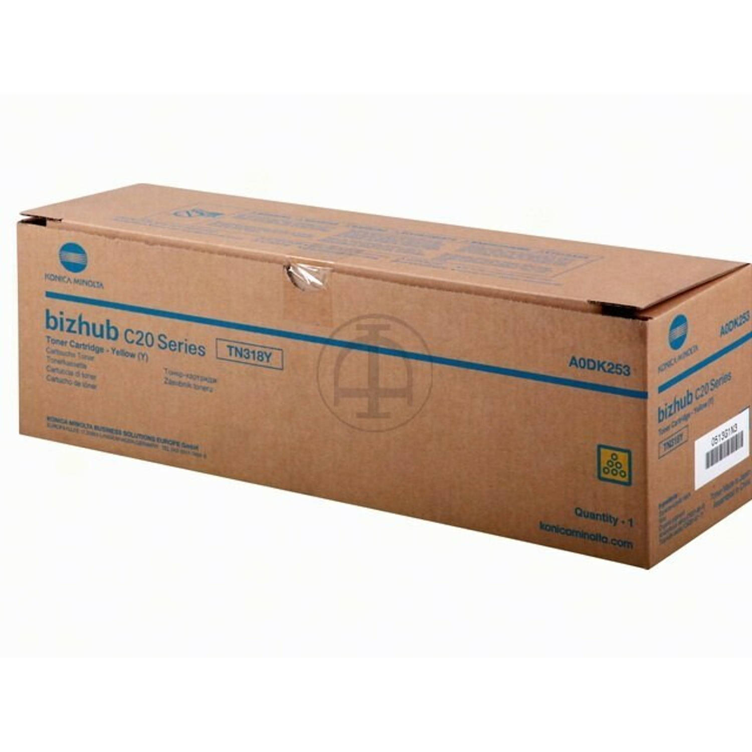 A0DK253 KONICA TN318Y Bizhub toner aanbieding