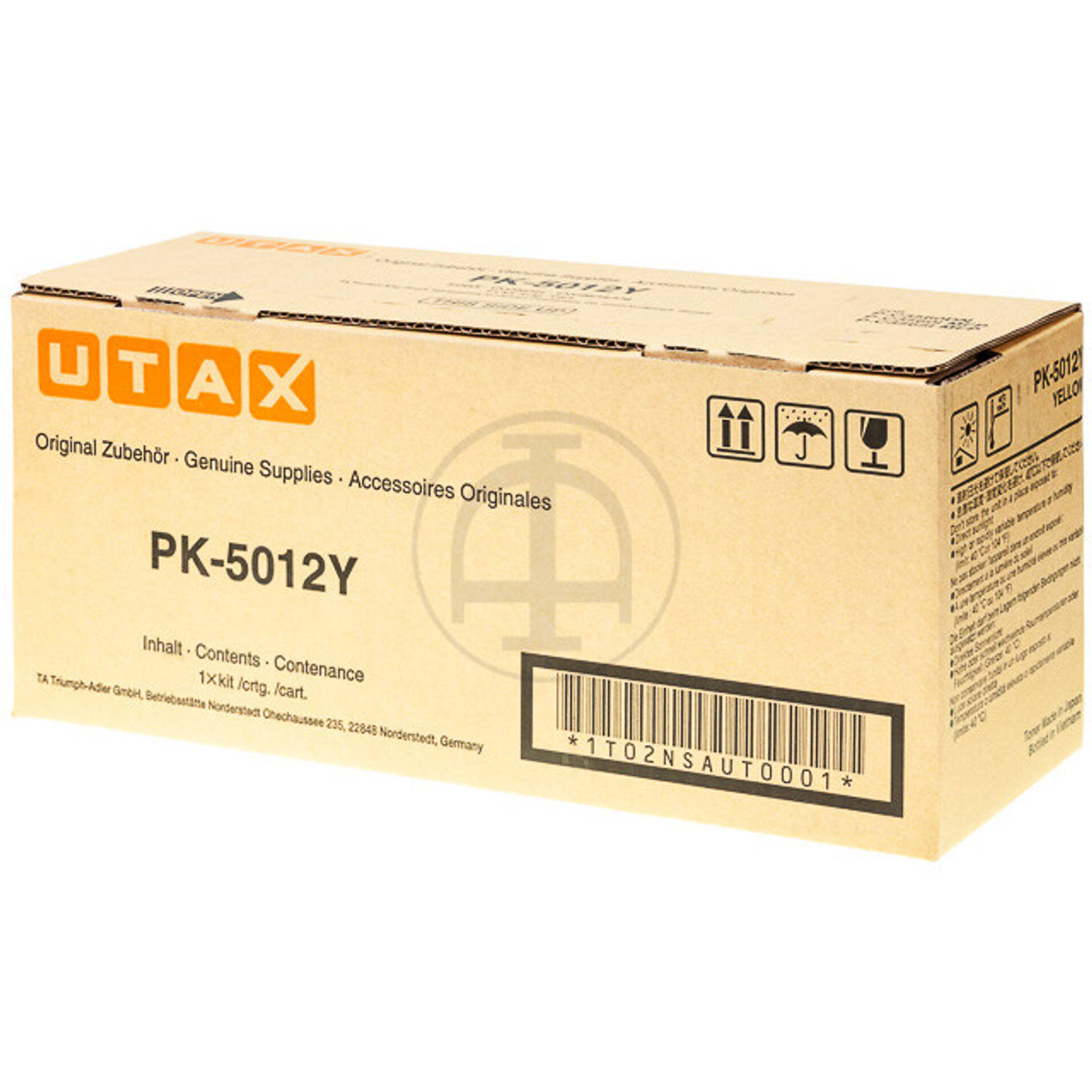 1T02NSAUT0 UTAX PK5012Y P-C toner yellow aanbieding