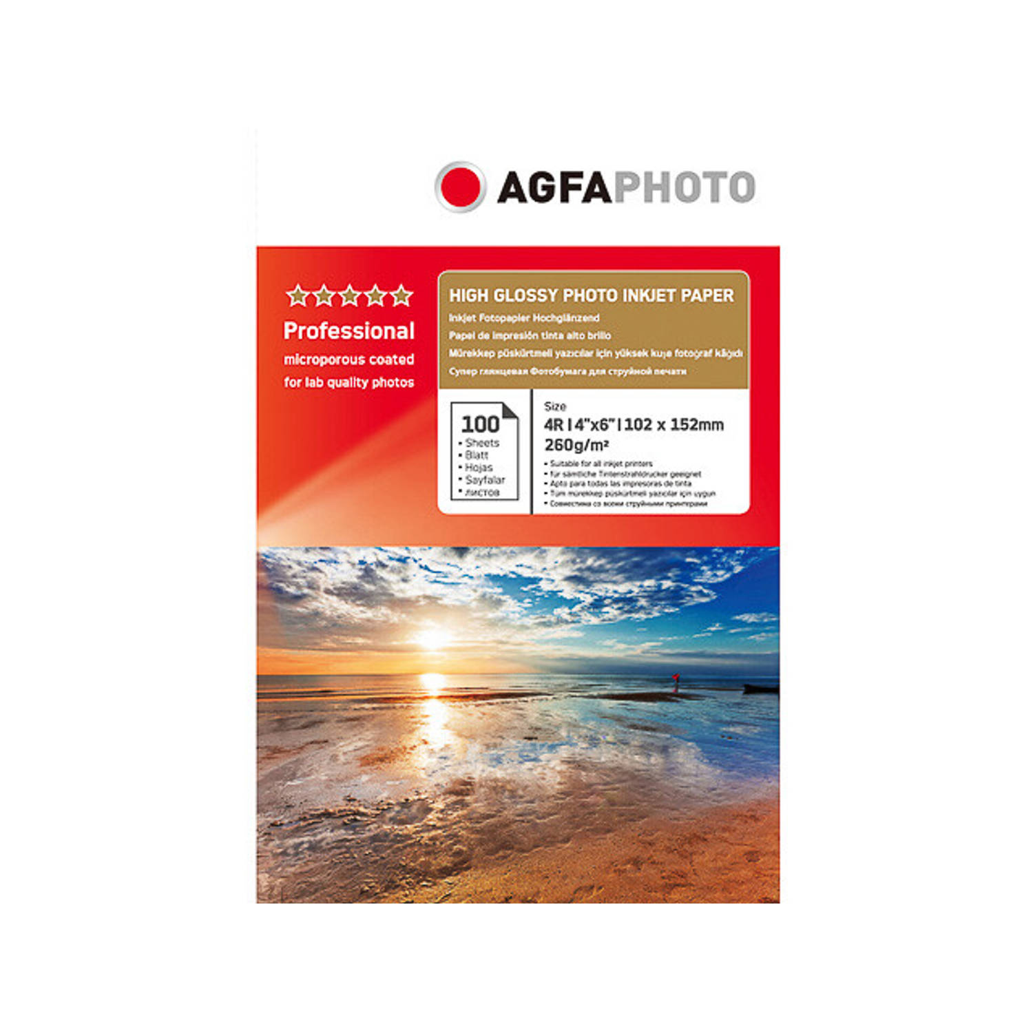 AP260100A6 AP photo paper 10x15cm 100 aanbieding