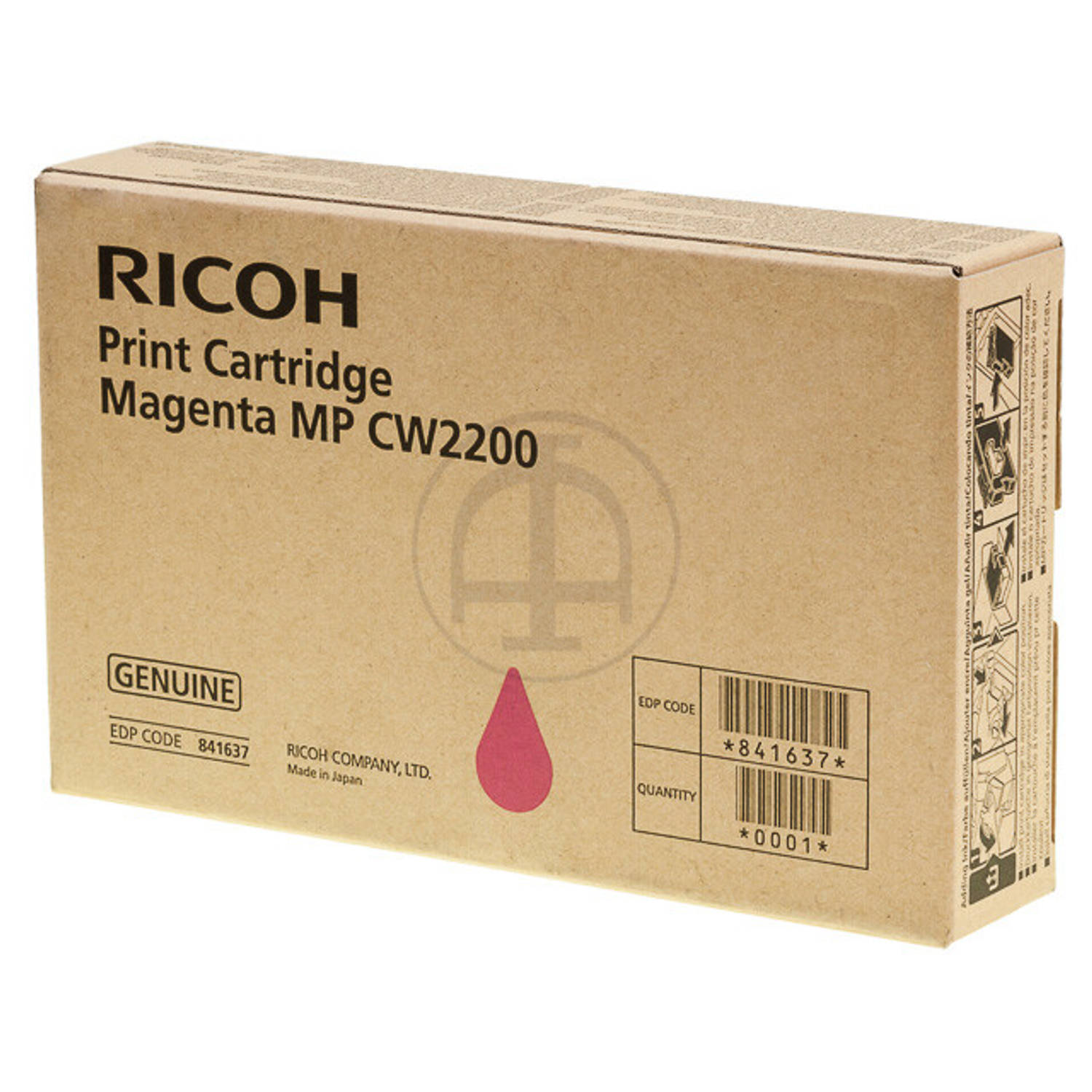 841637 RICOH CW ink magenta Gel 440pages aanbieding