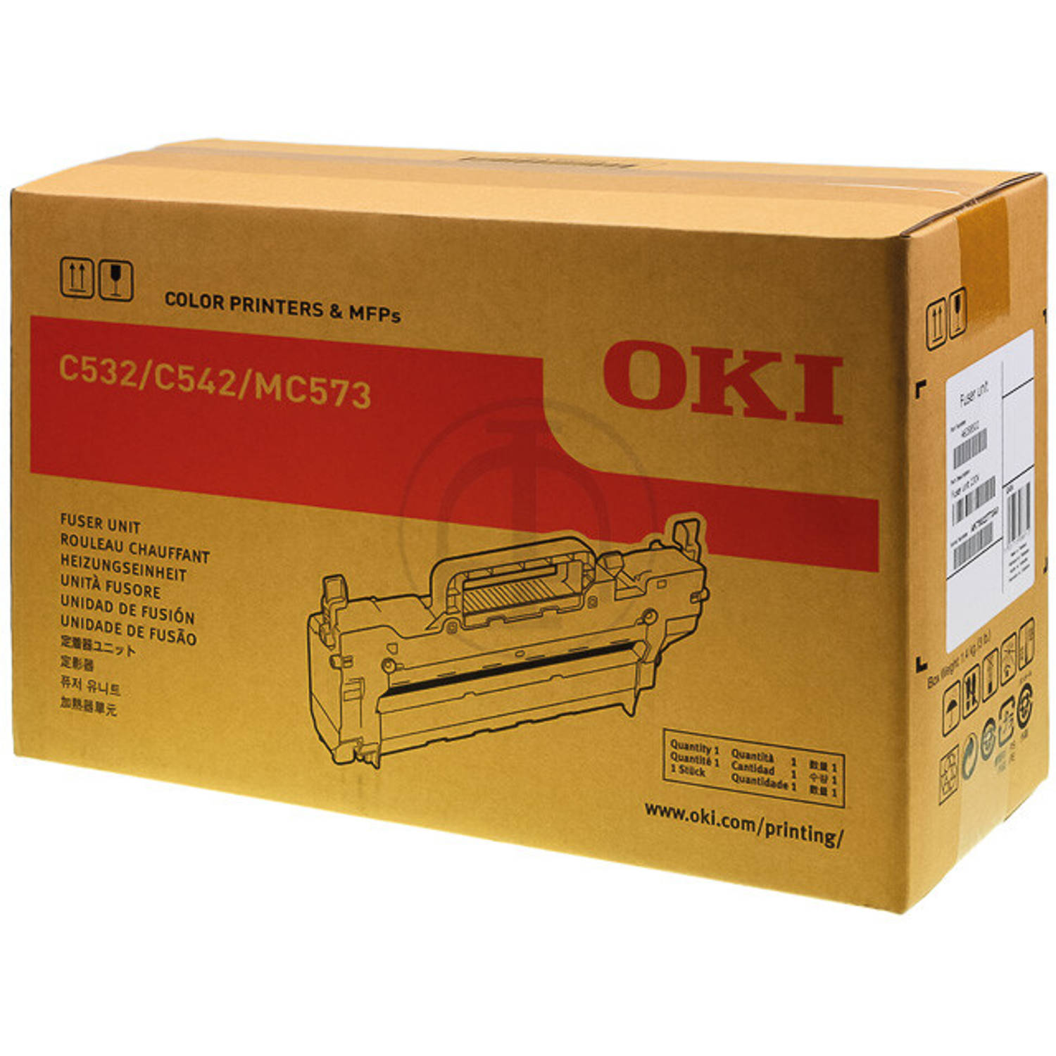 46358502 OKI C/MC fuser unit 60.000pages aanbieding