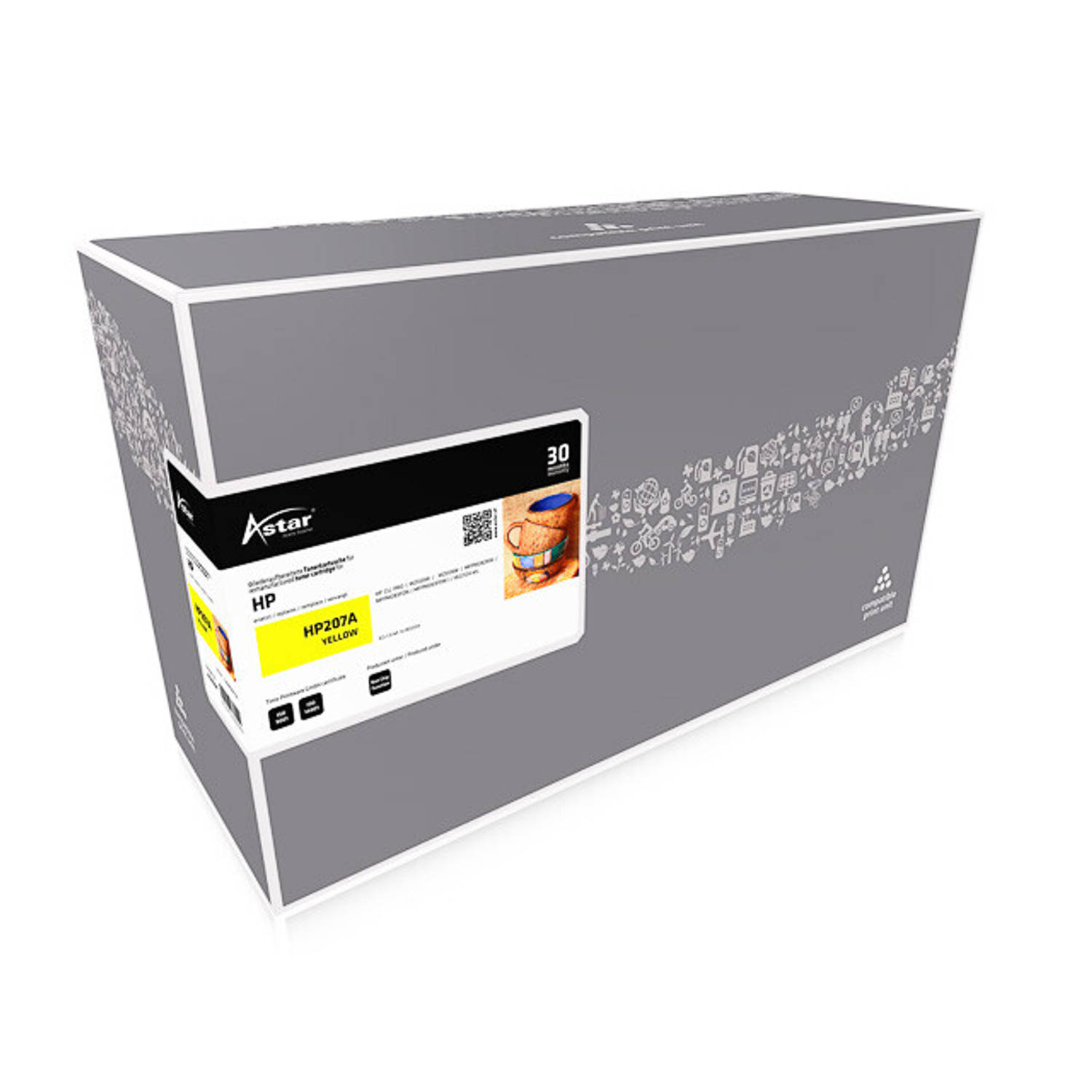 AS20260 ASTAR HP 207A CLJ toner yellow aanbieding