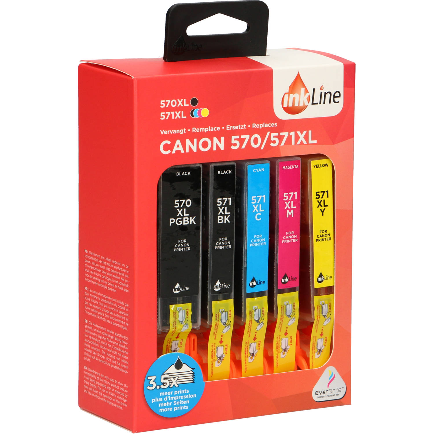 Inkline Canon 570/571xl (5-pack) aanbieding