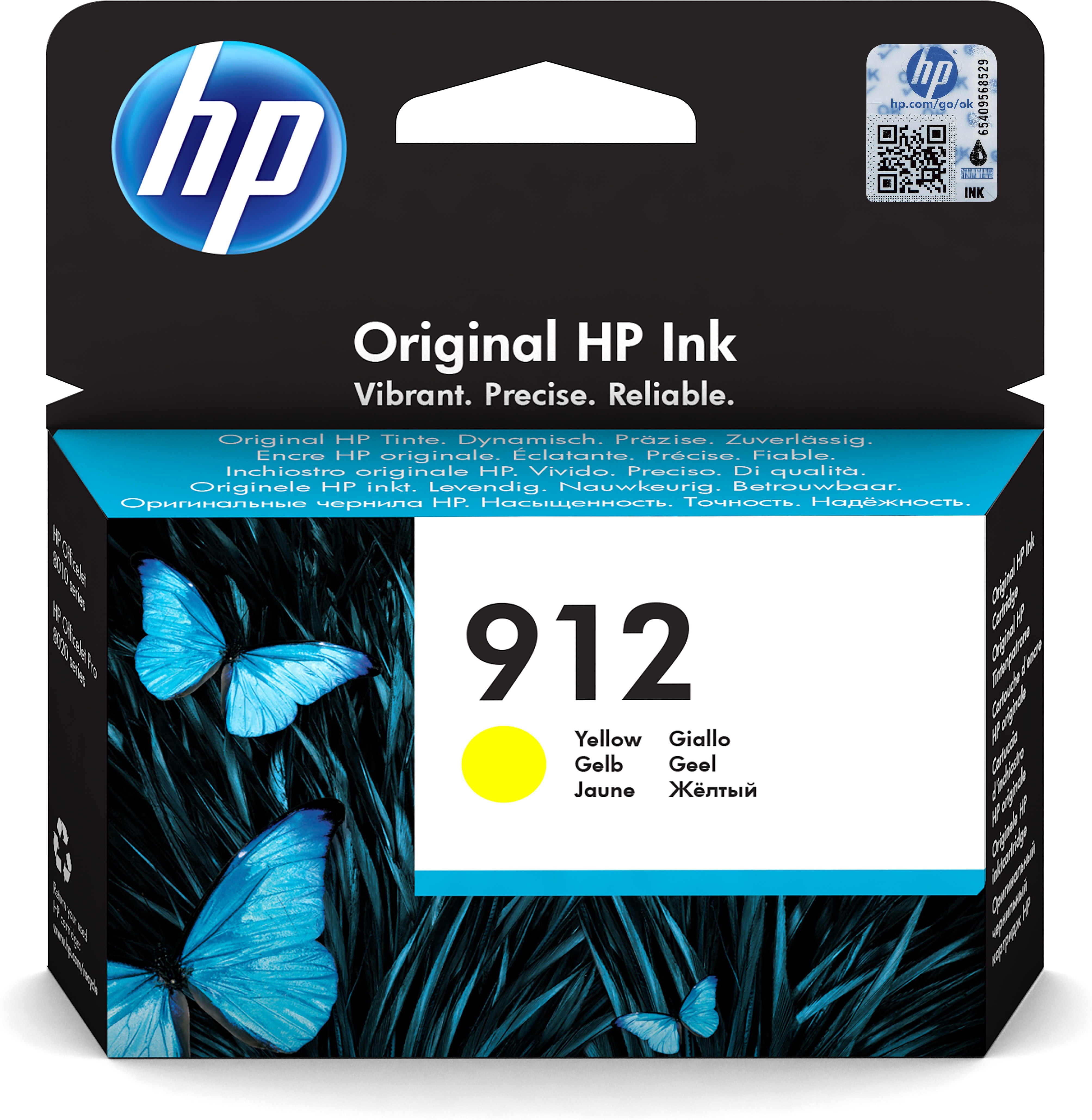 HP 912 cartridge Yellow Inkt Geel aanbieding