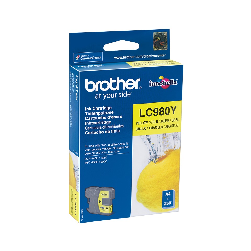 Brother LC-980Y Inkt Geel aanbieding