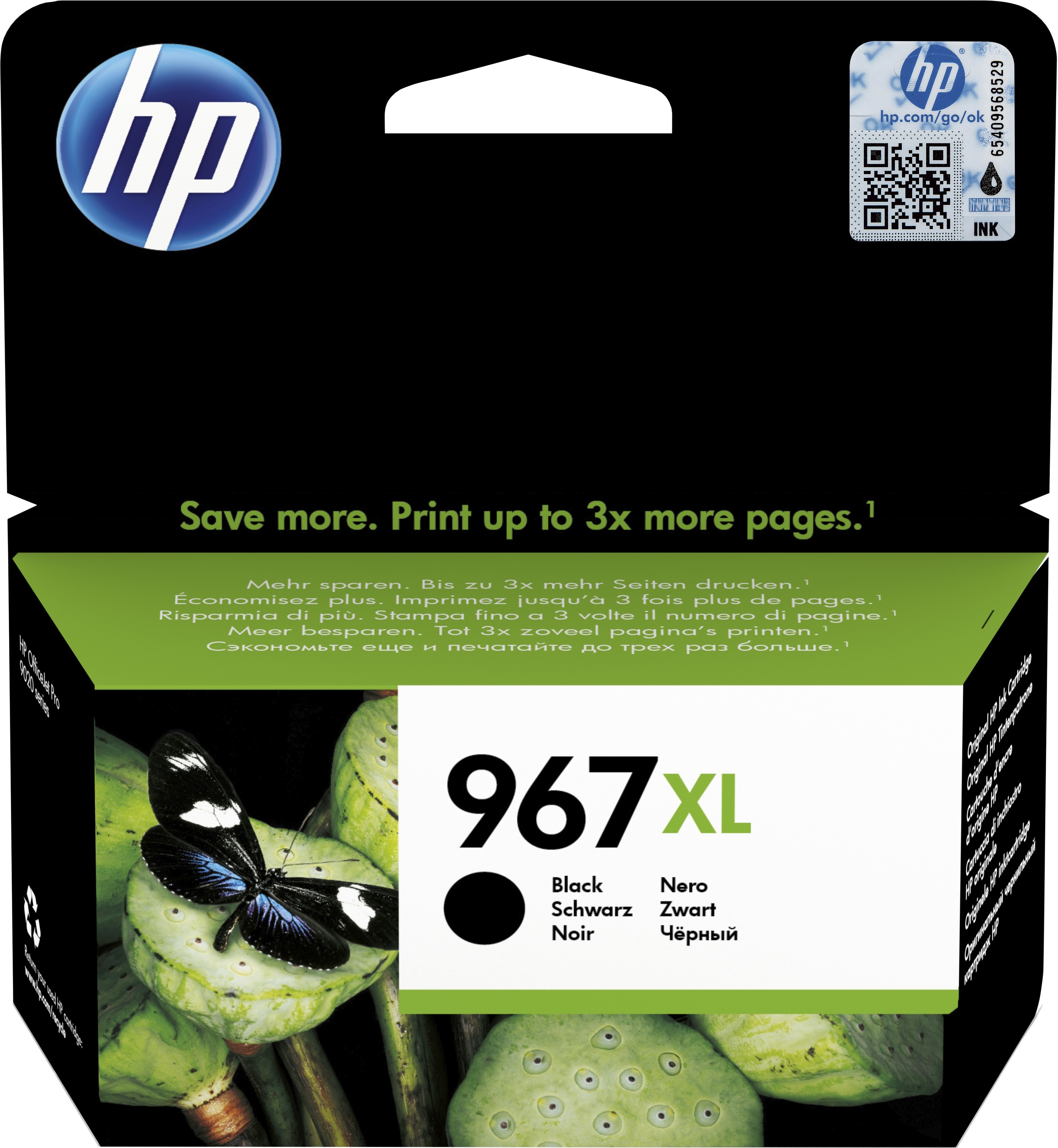 HP 967 xxl ink black Inkt Zwart aanbieding