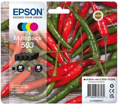 Epson 503 ink 4clr multipak blis Inkt aanbieding