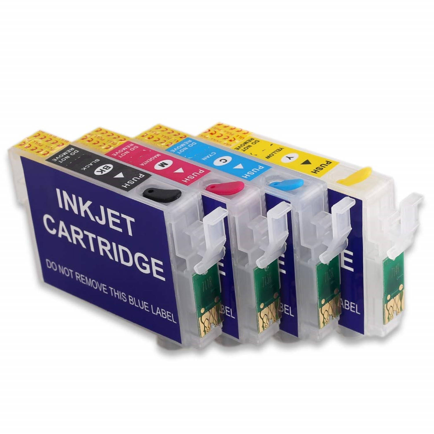 Inktmedia® - Geschikt Epson 29XL Set T2991, T2992, T2993, en T2994 Navulbare cartridges (met ARC chip) aanbieding