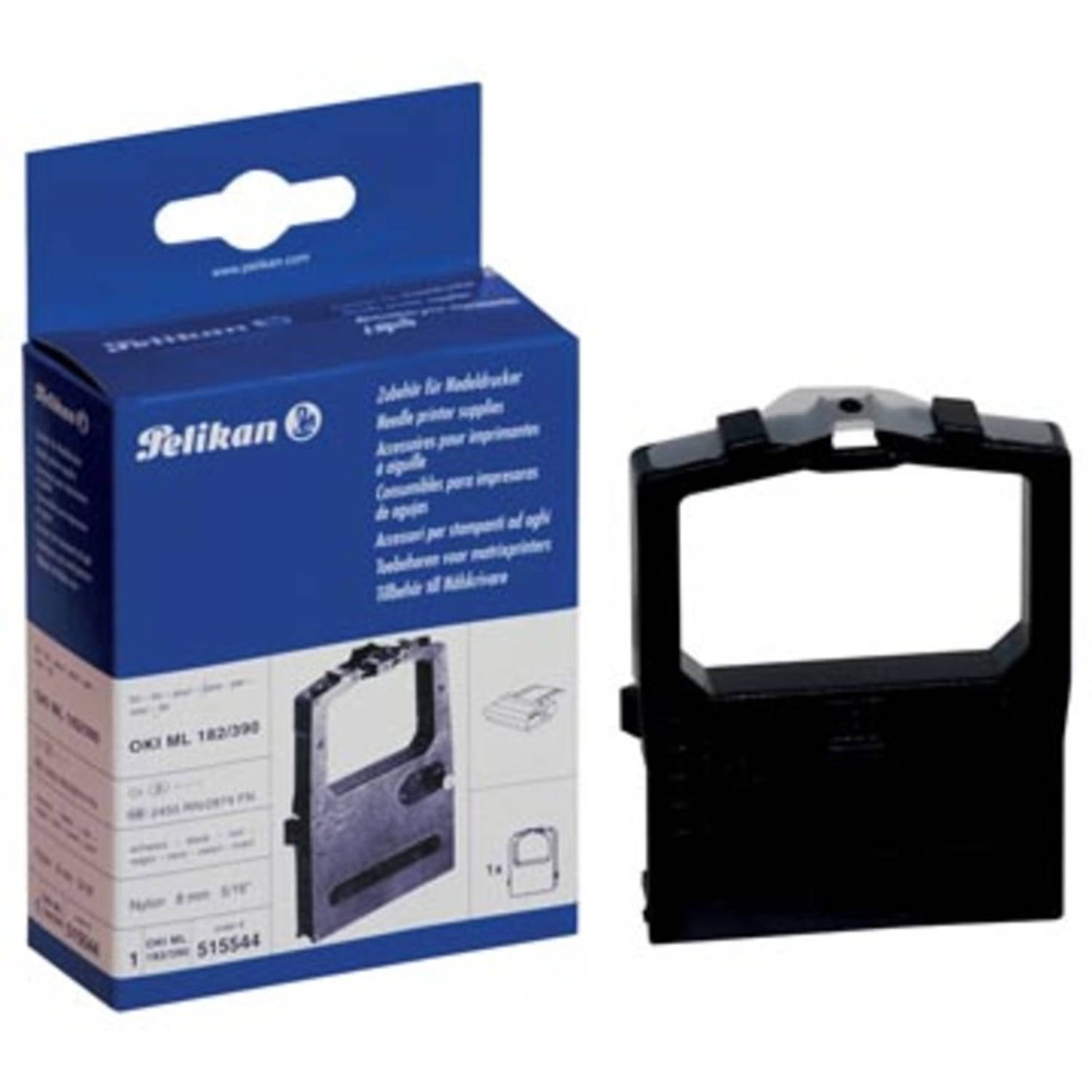 Pelikan nylontape met ReInk-System zwart high-density - OEM: 515544 aanbieding