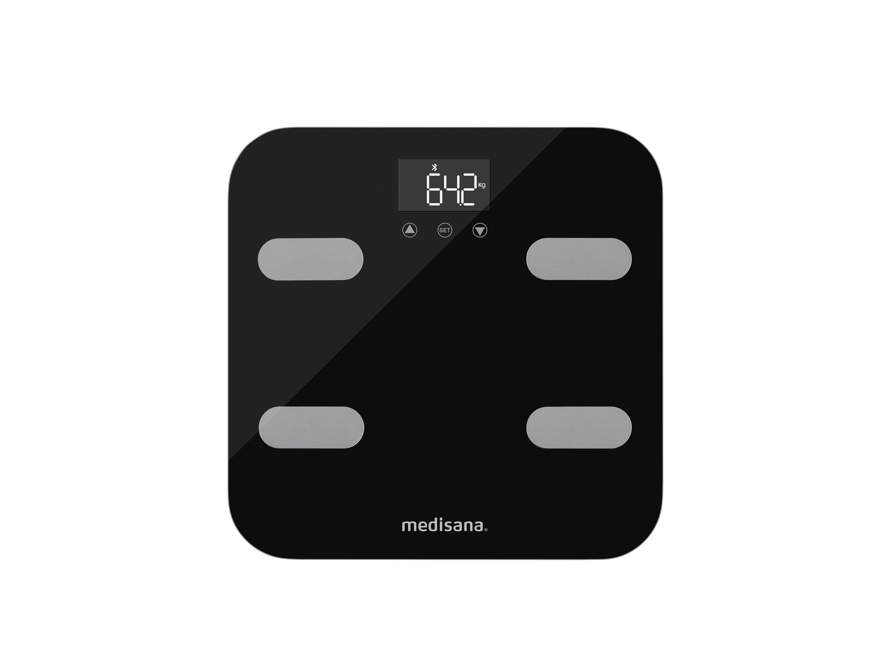 Medisana BS 602 Wifi Weegschaal Zwart aanbieding