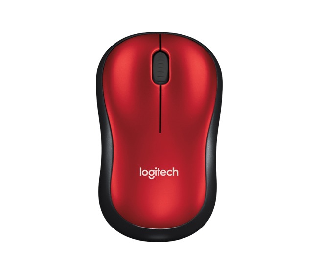 Logitech M185 Muis Rood aanbieding