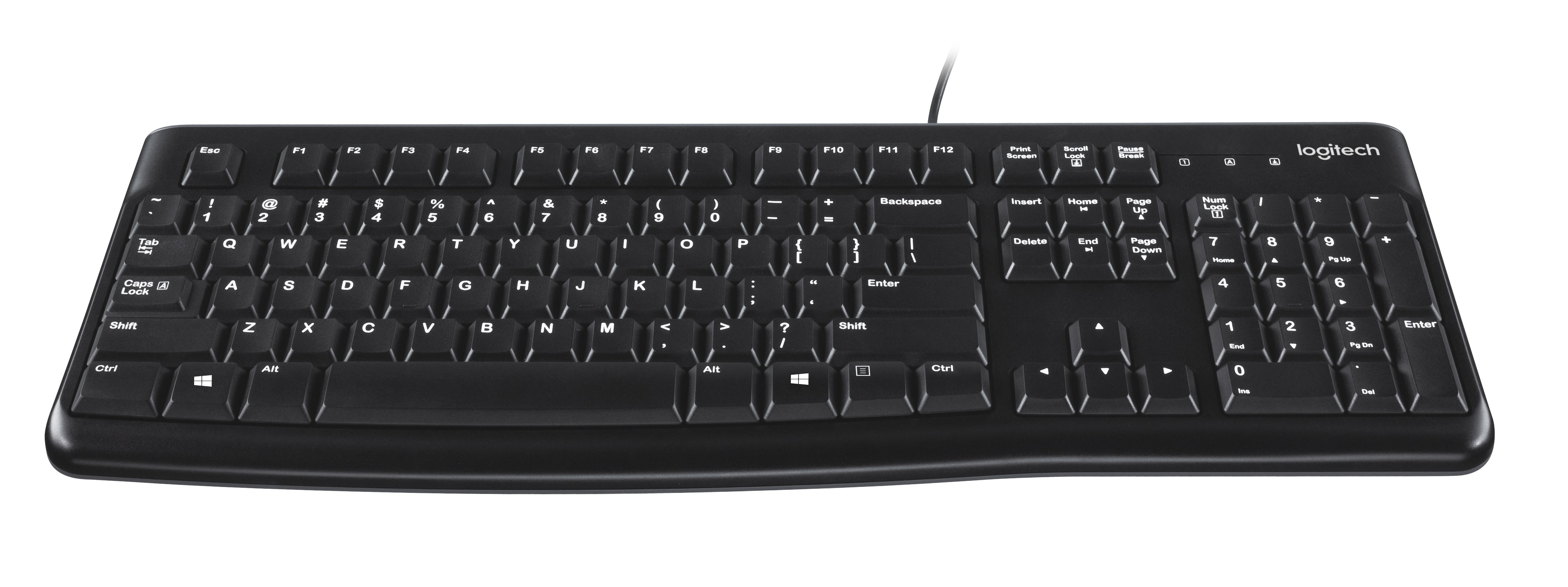 Logitech K120 (Qwerty US) Toetsenbord Zwart aanbieding