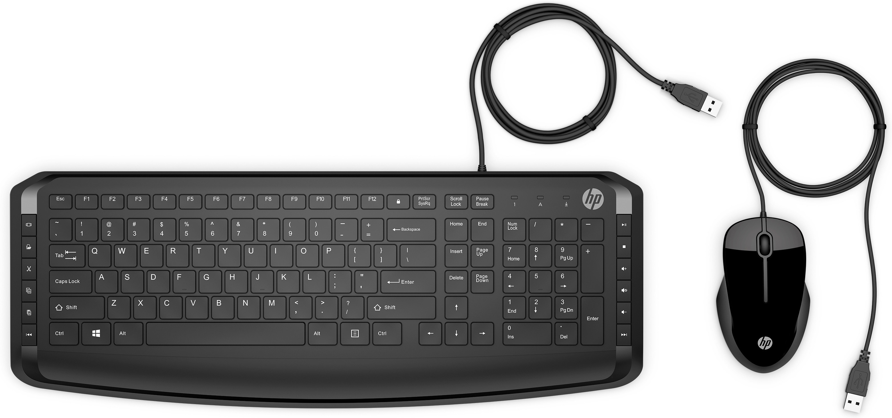 HP Pavilion Keyboard and Mouse 200 Toetsenbord Zwart aanbieding