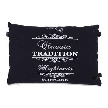 In The Mood sierkussen Tradition Dakota - zwart - 40x60 cm - Leen Bakker aanbieding
