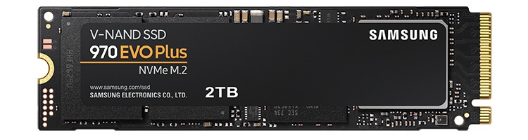 Samsung 970 EVO Plus M.2 SSD 2TB Interne SSD Zwart aanbieding