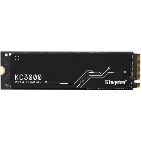 Kingston SSD 512GB Kingston M.2 PCI-E NVMe KC3000 retail aanbieding