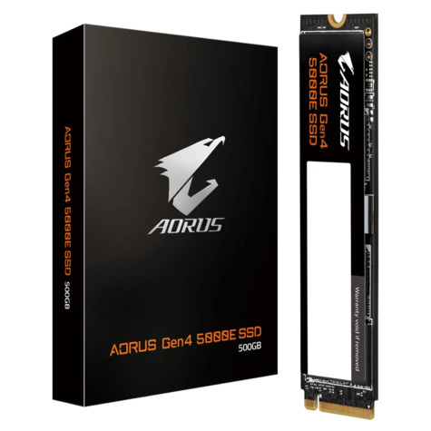 Gigabyte SSD 500GB Gigabyte AORUS GEN4 5000E M.2 PCI-E NVMe aanbieding