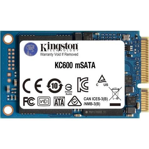 Kingston SSD KC600 mSATA 512 GB SATA III 3D TLC aanbieding