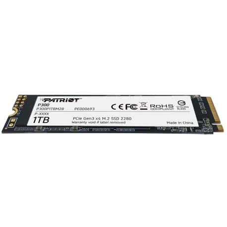 Patriot P300 1 TB ssd P300P1TBM28, PCIe 3.0 x4, M.2 2280 aanbieding