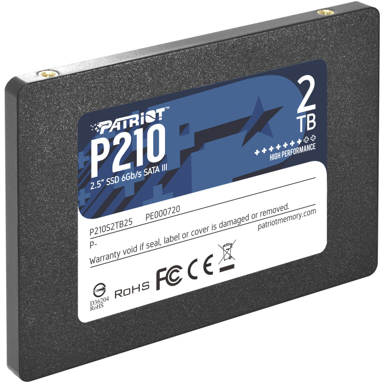 Patriot P210, 2 TB ssd P210S2TB25, SATA III aanbieding