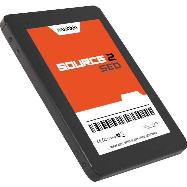 Mushkin Source 2 SED 2 TB ssd MKNSSDSE2TB, SATA 6 Gb/s aanbieding