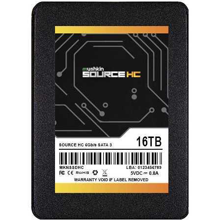 Mushkin Source HC 16 TB ssd MKNSSDHC16TB, SATA 6 Gb/s aanbieding