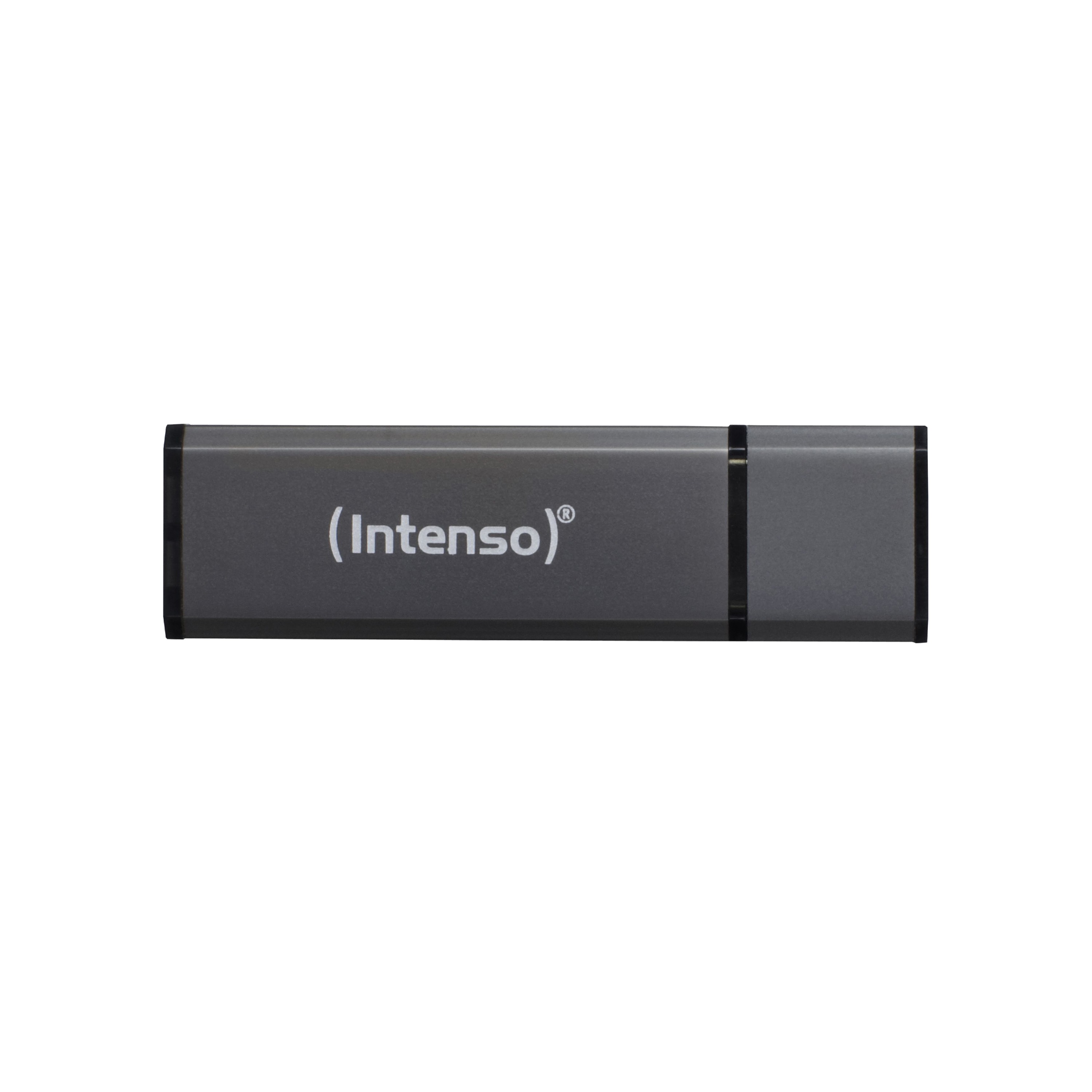 Intenso Alu Line 64GB (USB 2.0) USB-sticks Antraciet aanbieding