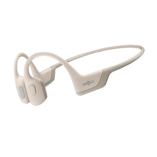 Shokz OpenRun Pro bluetooth On-ear hoofdtelefoon beige aanbieding