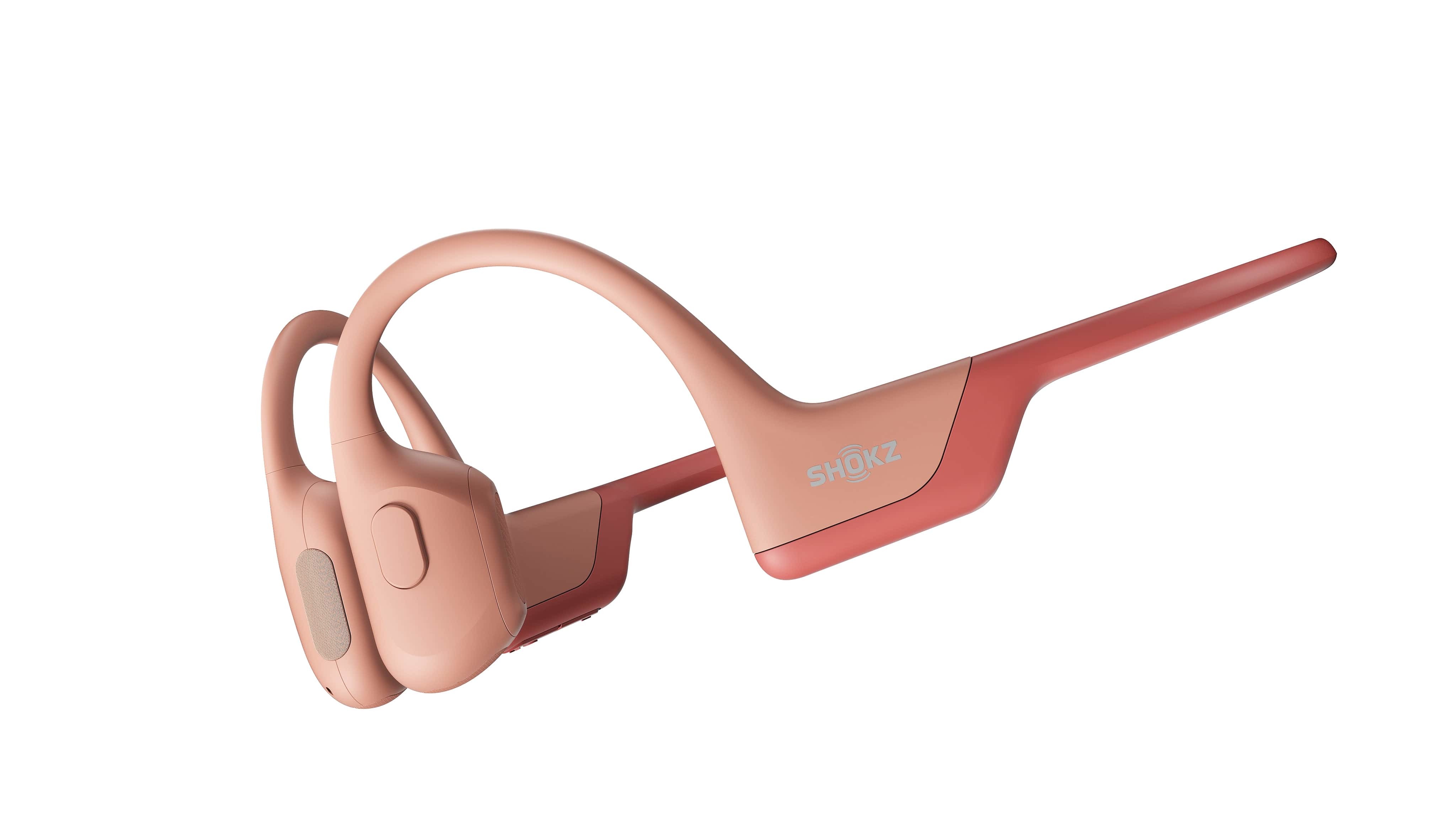 Shokz OpenRun Pro bluetooth On-ear hoofdtelefoon roze aanbieding