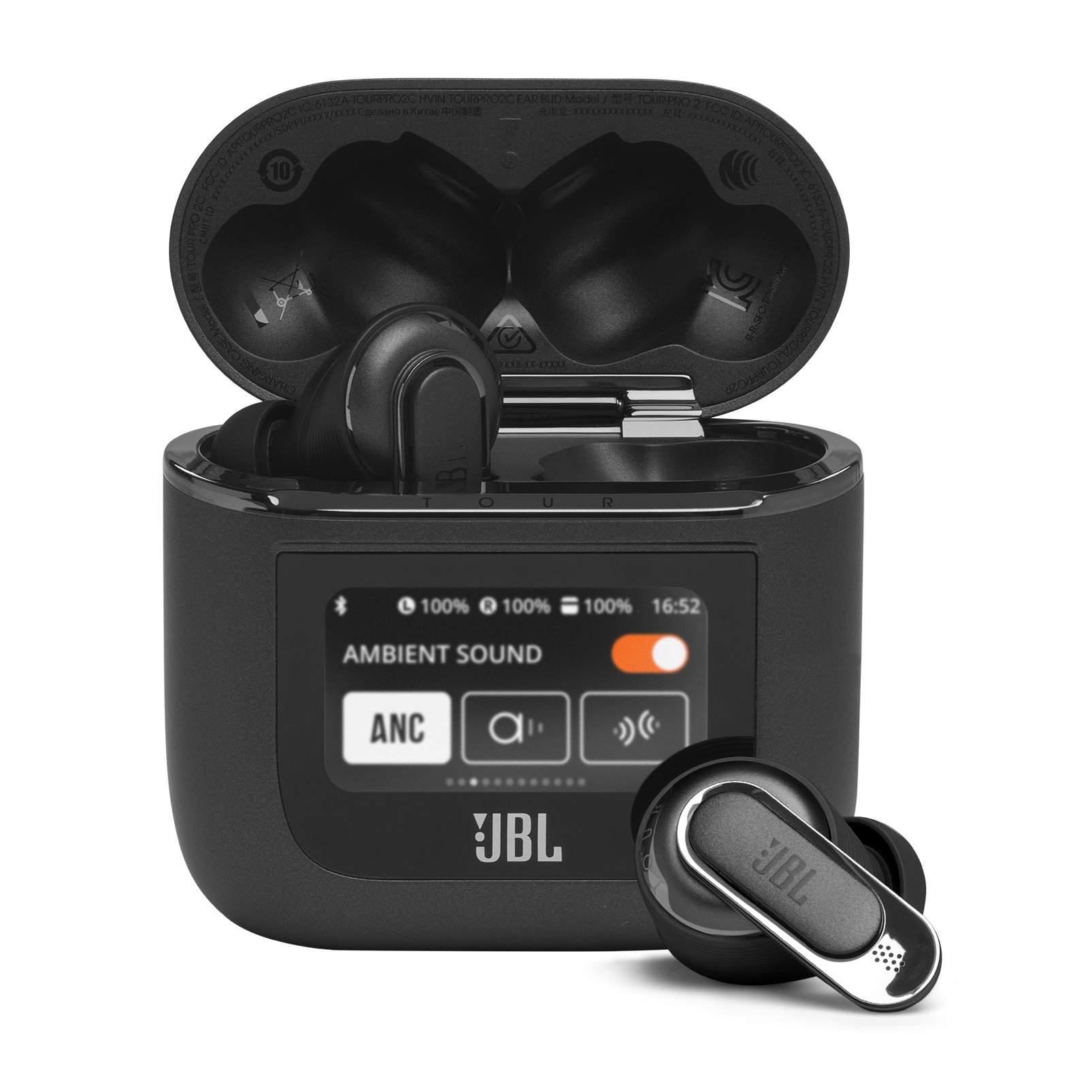 JBL TOUR PRO 2 TWS Oordopjes Zwart aanbieding